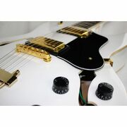 Columbia “White Bird” – White Hollow Body Electric Guitar