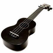 Spectrum Soprano Ukulele - Black with Carry Bag