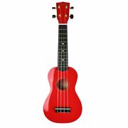 Spectrum Soprano Ukulele - Red with carry Bag