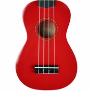 Spectrum Soprano Ukulele - Red with carry Bag