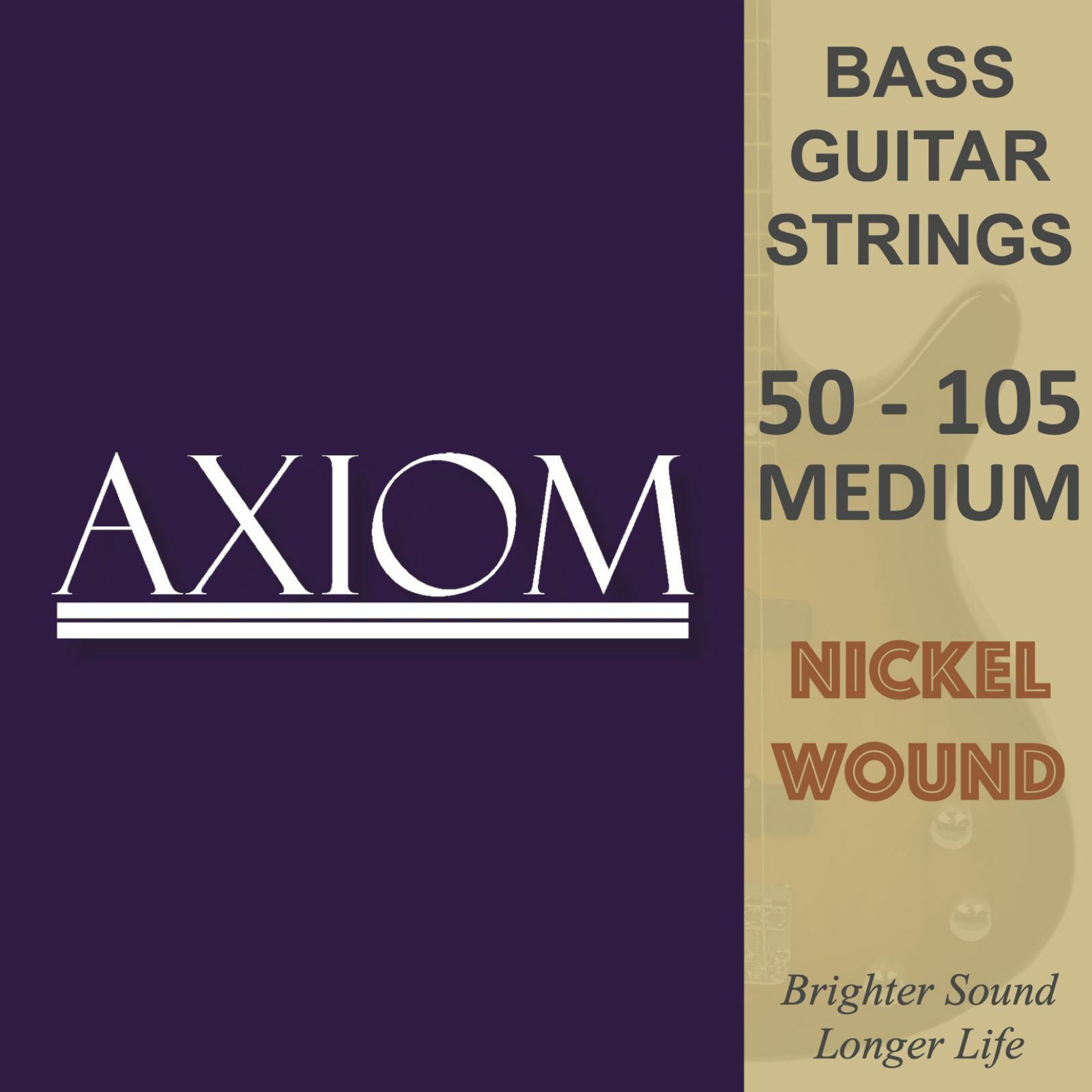 Medium Gauge Bass Strings – 50-105