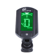Electronic Digital Clip On Tuner for Guitar, Bass, Ukulele and Violin
