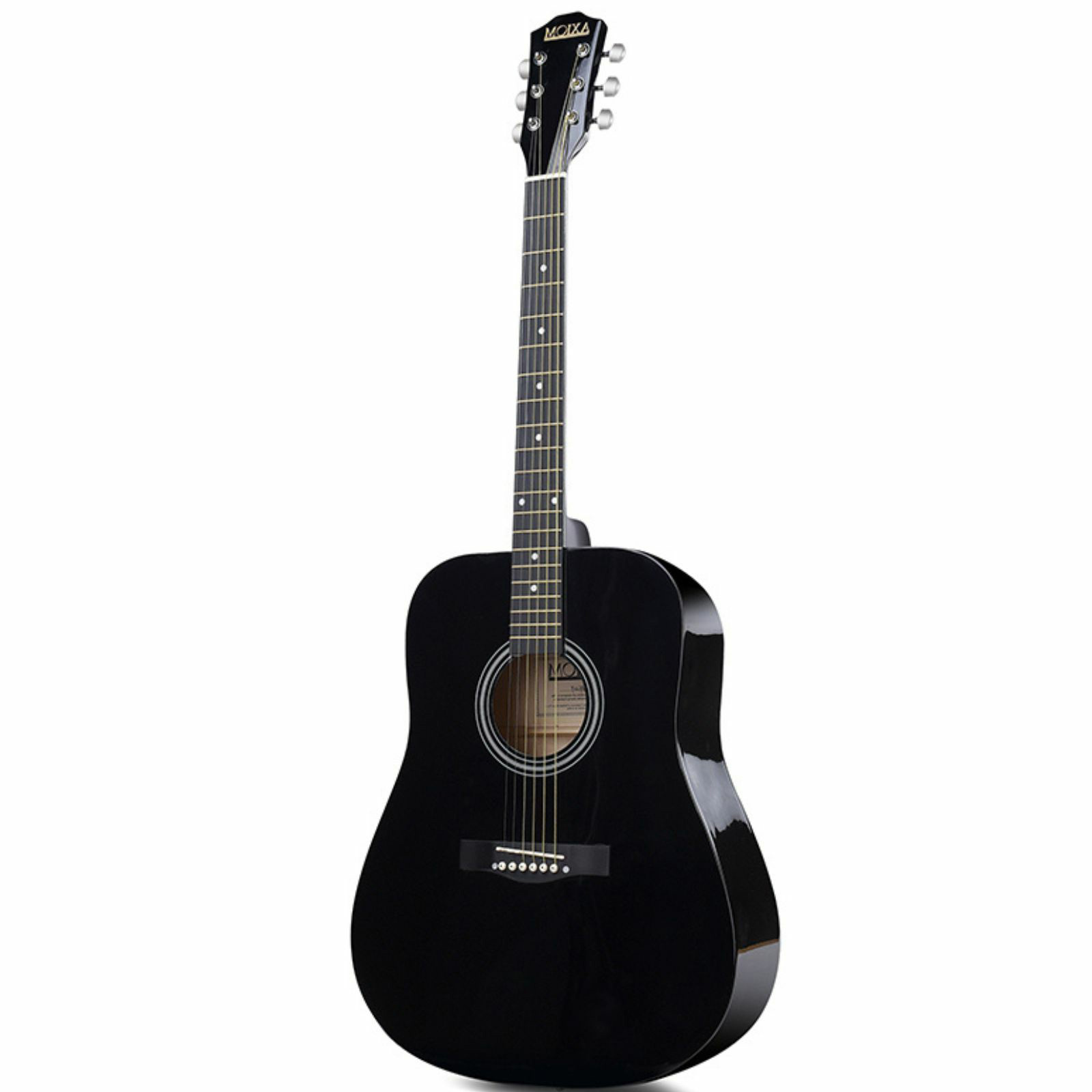 Axiom Folkmaster Acoustic Guitar – Black Left Handed