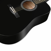 Axiom Folkmaster Acoustic Guitar – Black Left Handed