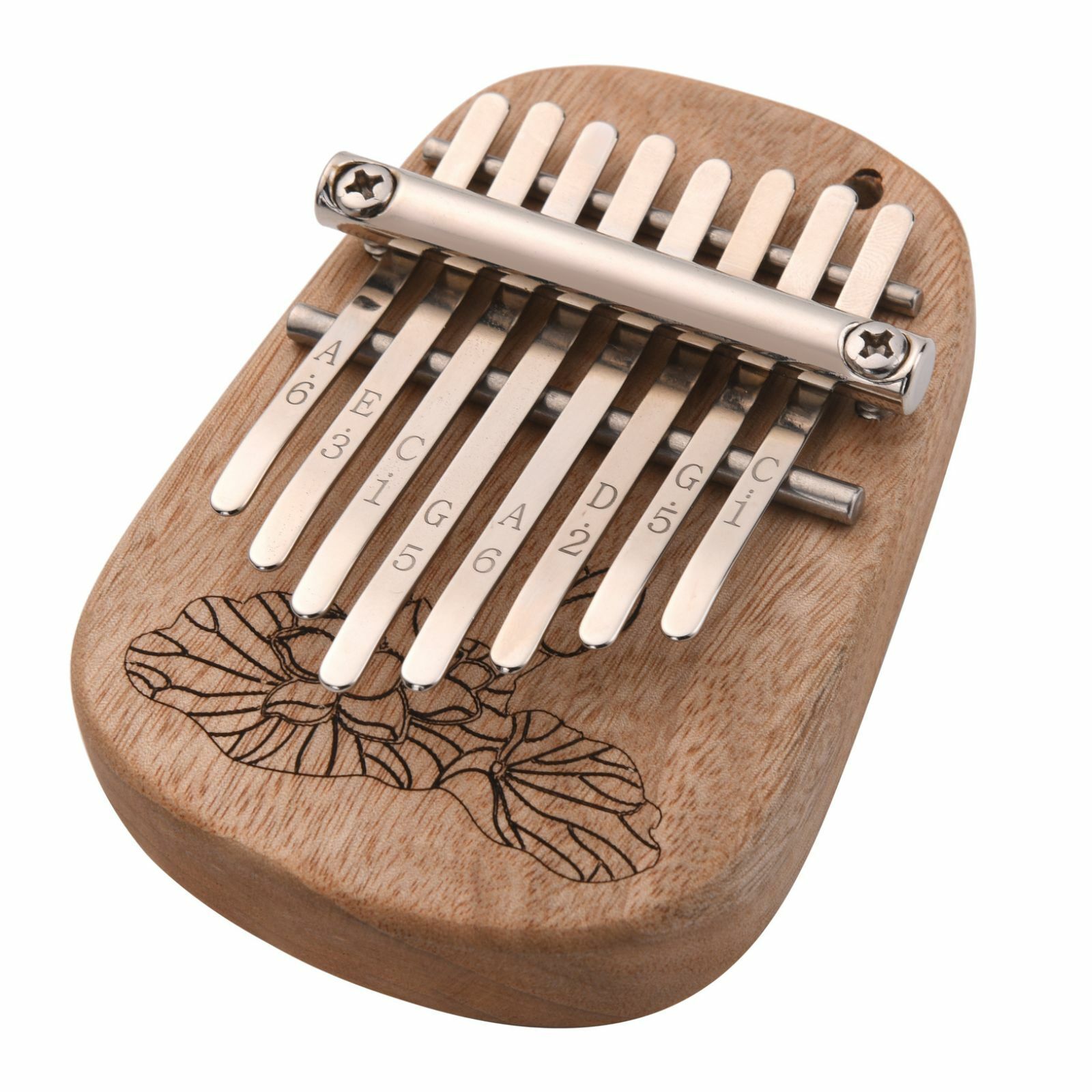 Kalimba - 8 Note Timber Thumb Piano - Camphor Wood