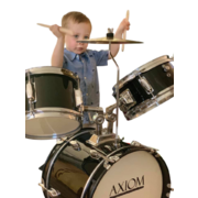 Axiom Blue Toddler Drum Set – Mini Drum Kit for Ages 2 to 4