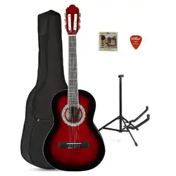 Beginners Guitar Pack - Full Size Red